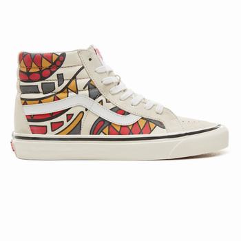 Panske Kotnikove Tenisky Vans Anaheim Factory Sk8-Hi 38 Biele VA35OSWLB